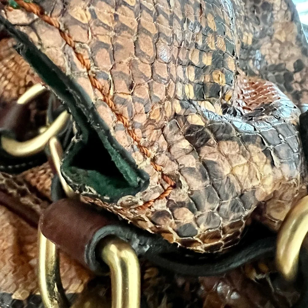 Reptile Brown Dooney Bourke Purse - Picture 15 of 16